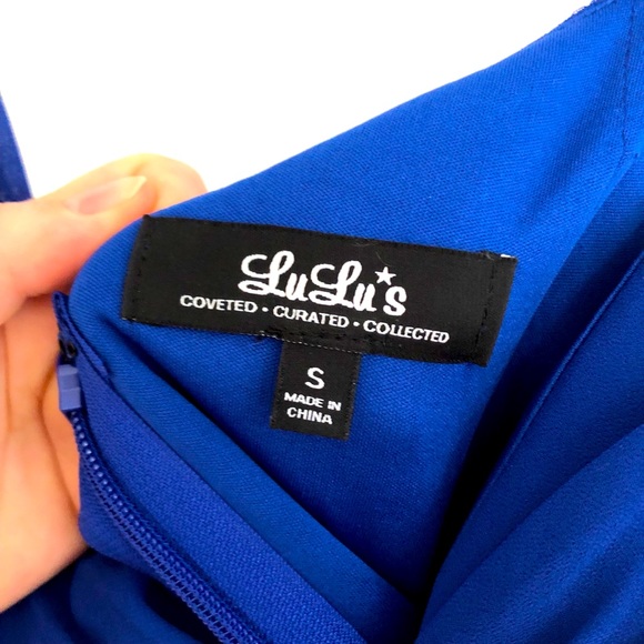 Lulu’s Navy Blue Mini Dress - Picture 6 of 6